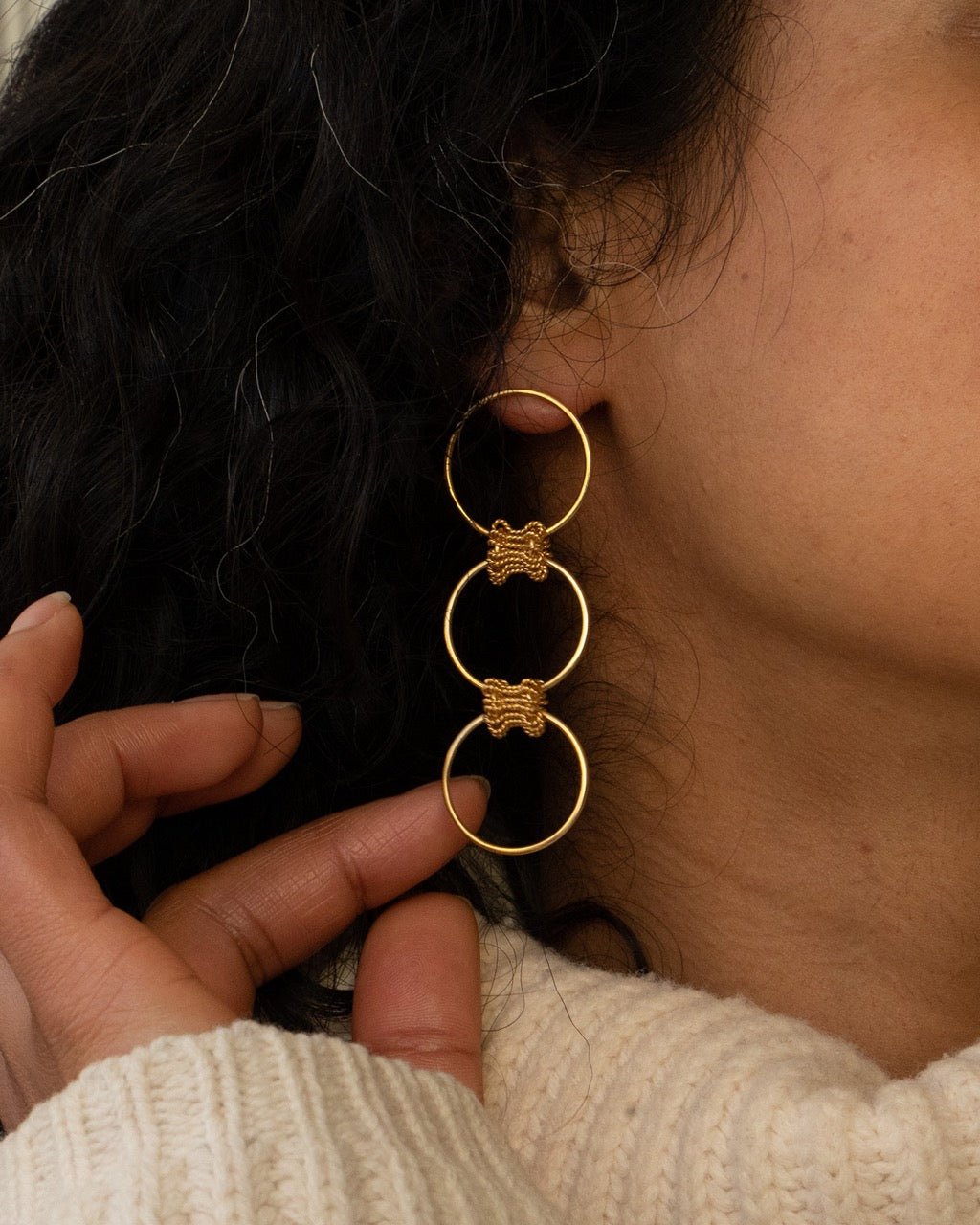 The Art Teacher Earrings-Ruth Leslie-Beside The Wave