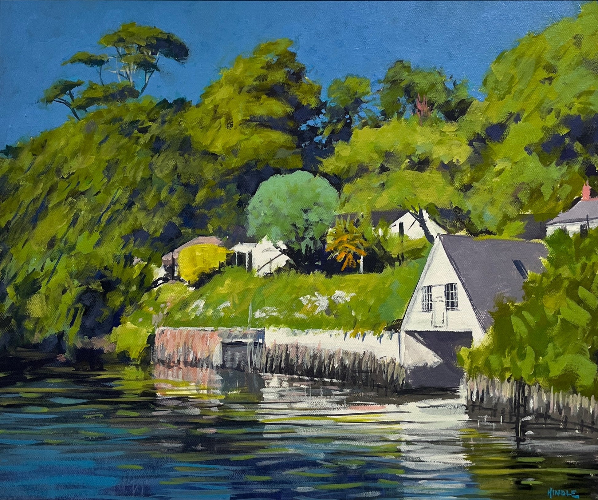 The Boathouse, Helford - Mike Hindle - Beside The Wave