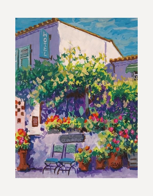 The Flower Corner - Sarah Wimperis - Beside The Wave