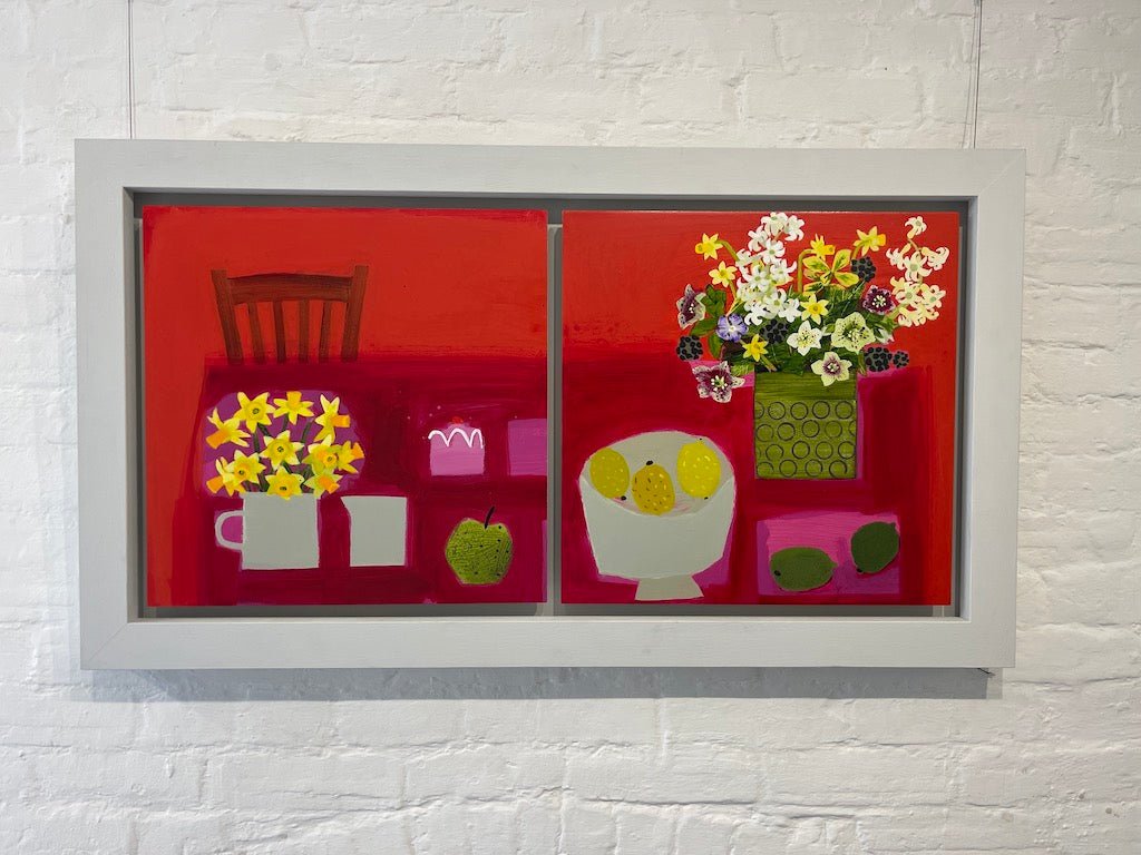 The Joy of Pink and Red - Emma Dunbar - Beside The Wave