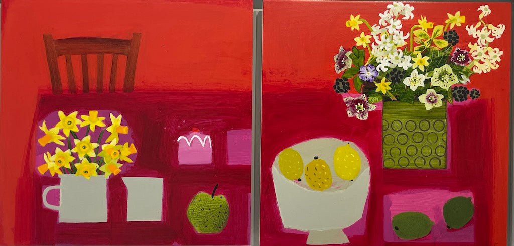 The Joy of Pink and Red - Emma Dunbar - Beside The Wave