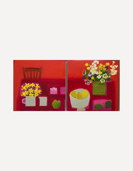 The Joy of Pink and Red - Emma Dunbar - Beside The Wave