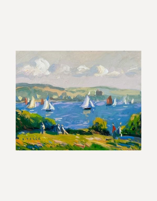 The Regatta Off Trefusis Point - Andrew Tozer - Beside The Wave