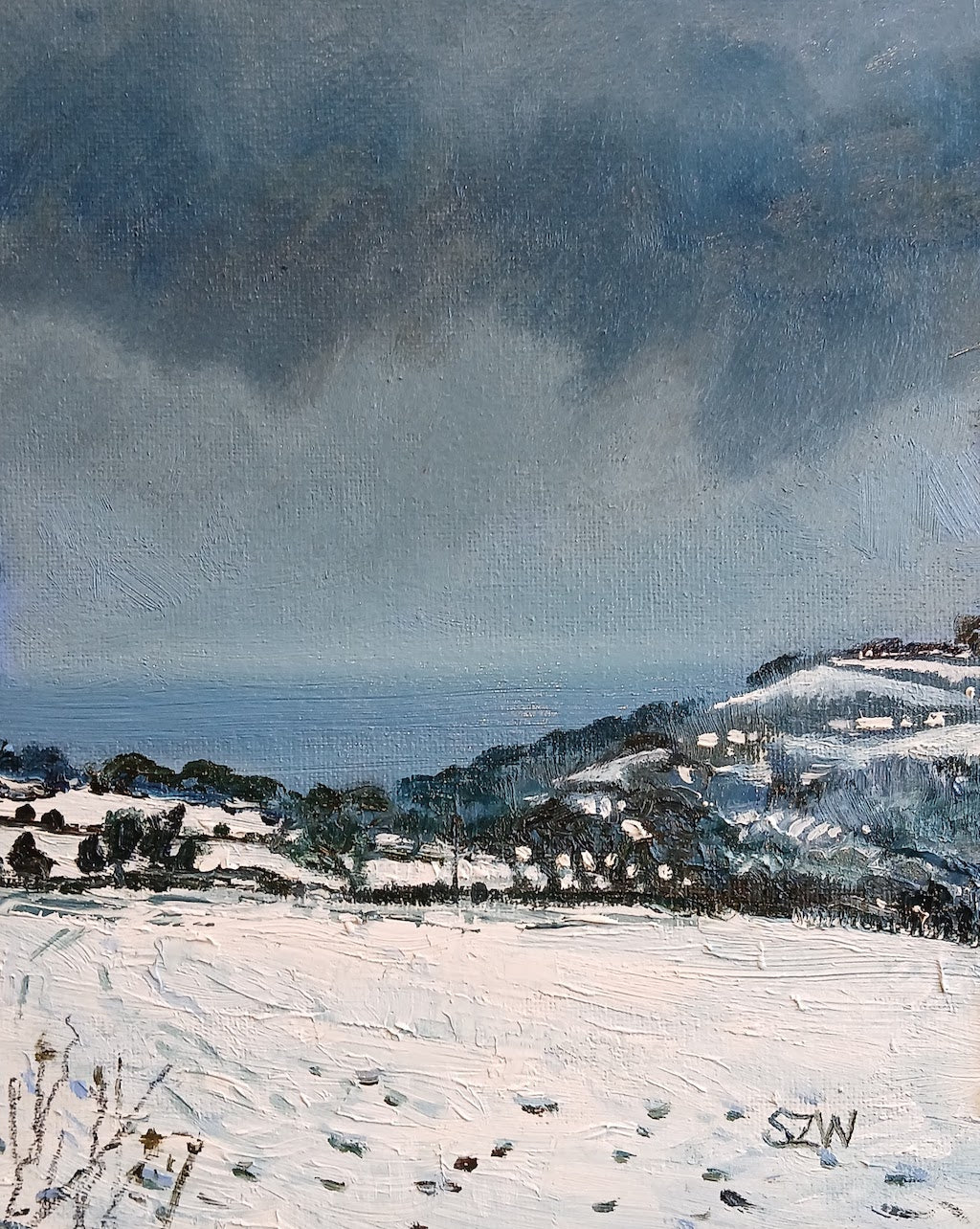 The Sea In Winter - Sarah Wimperis - Beside The Wave