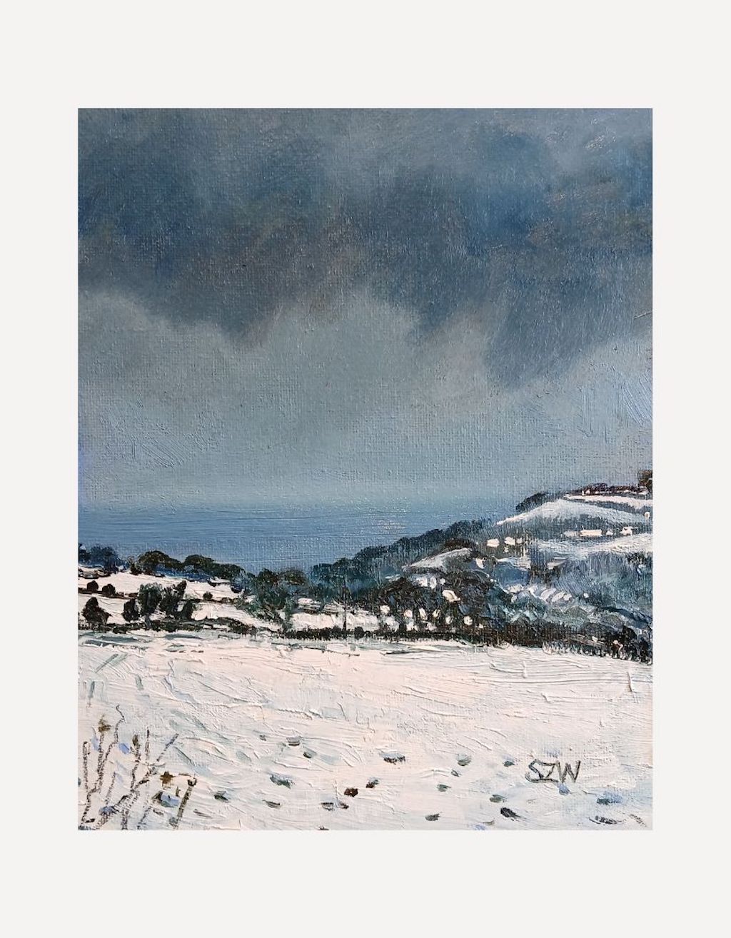 The Sea In Winter - Sarah Wimperis - Beside The Wave