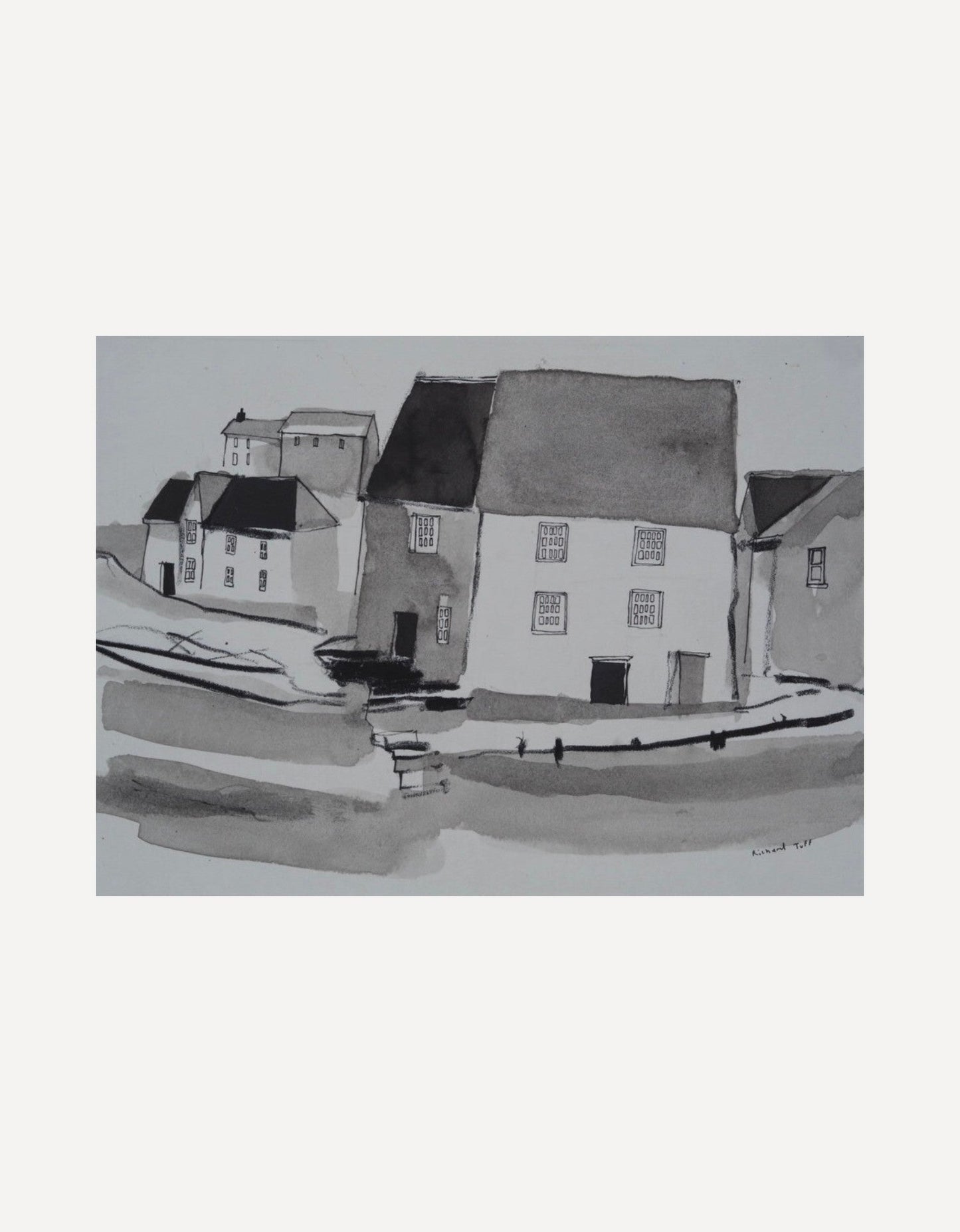 The Ship at Porthleven-Richard Tuff-Beside The Wave