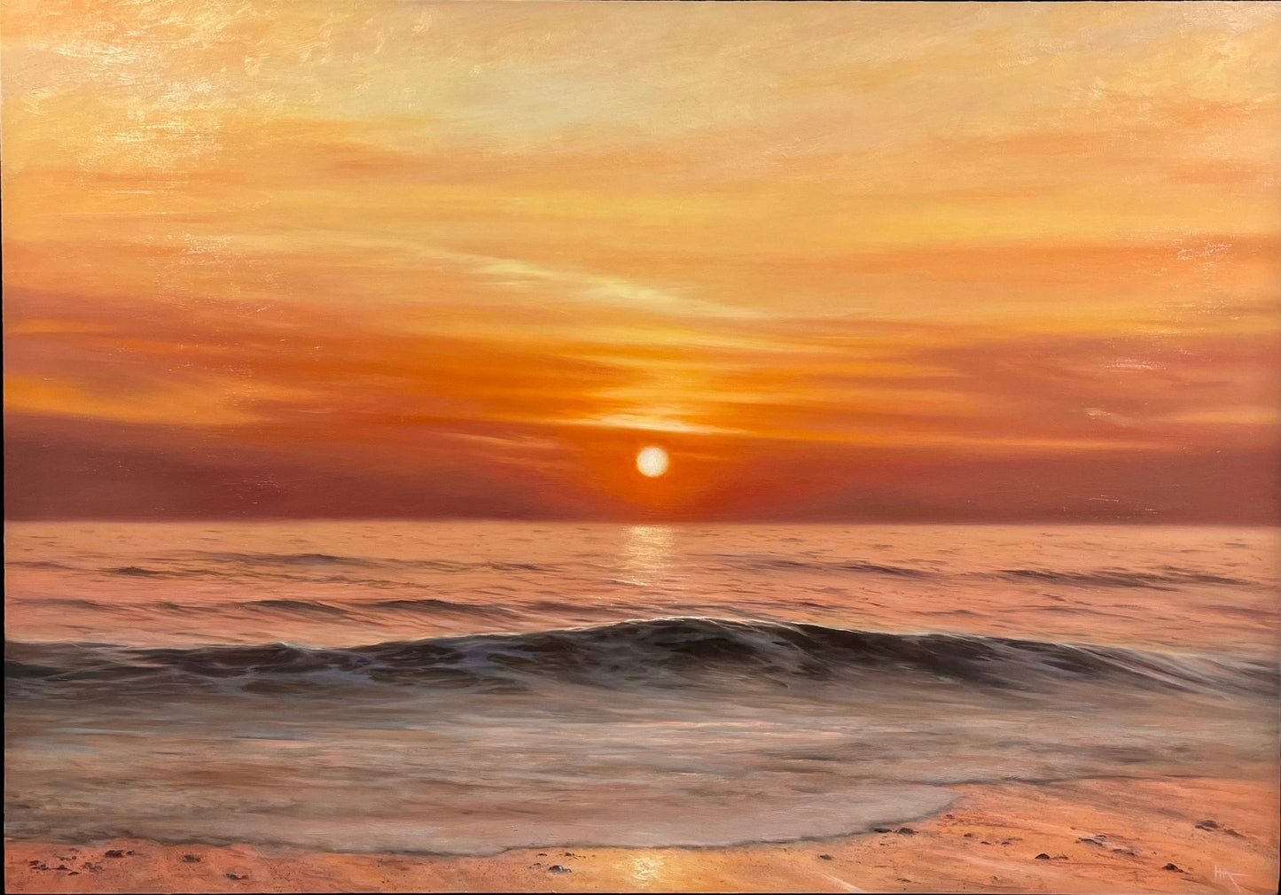 The Sun's Kiss at Sennen - Hazel Ashe - Beside The Wave