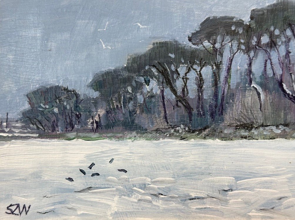 The Trees in Winter - Sarah Wimperis - Beside The Wave