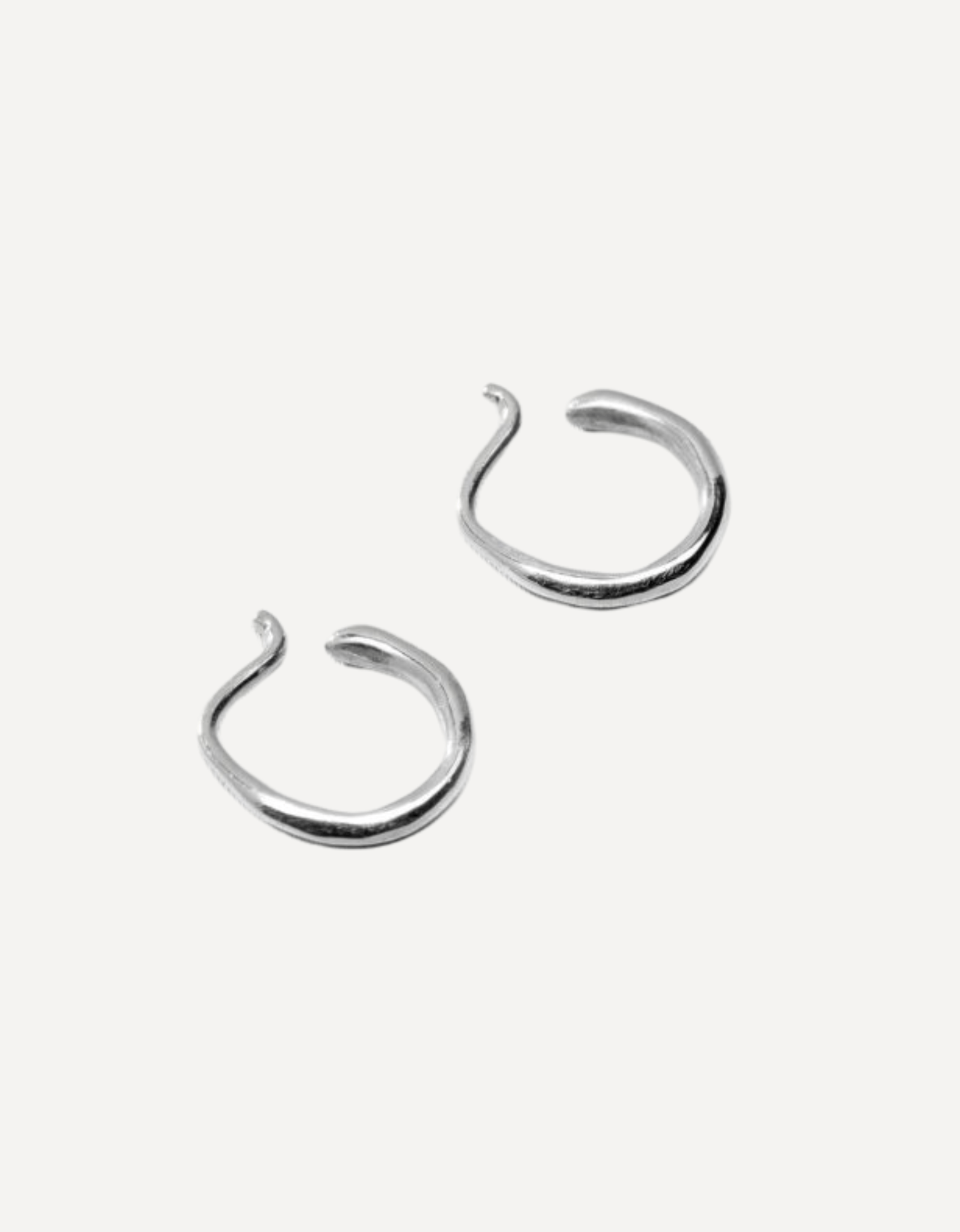 Tidal Hoops, Silver - Small - Naomi Lewis - Beside The Wave