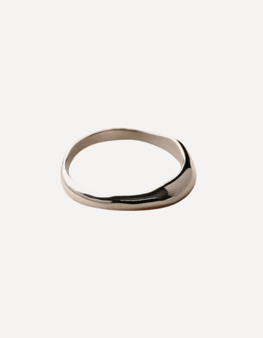 Tidal Ring, Silver - Naomi Lewis - Beside The Wave
