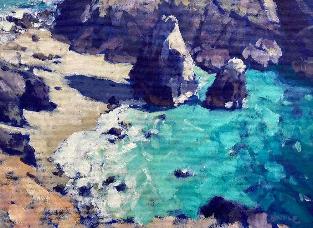 Turquoise Water, Kynance - Mike Hindle - Beside The Wave
