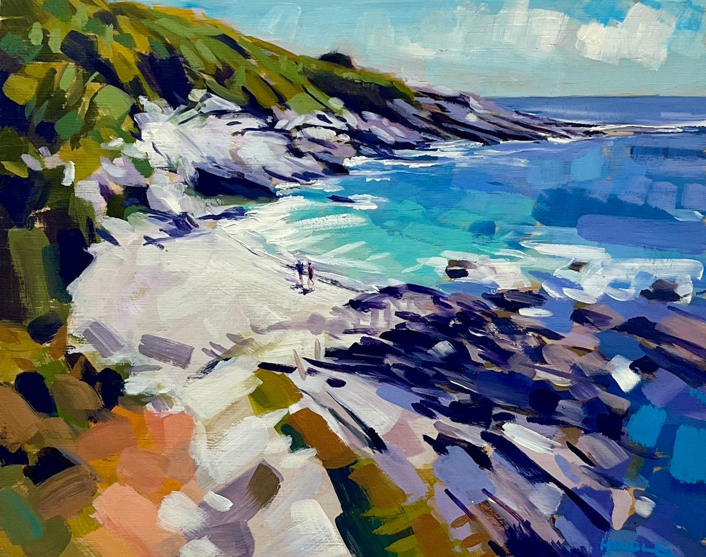 Two figues, Prussia Cove - Mike Hindle - Beside The Wave