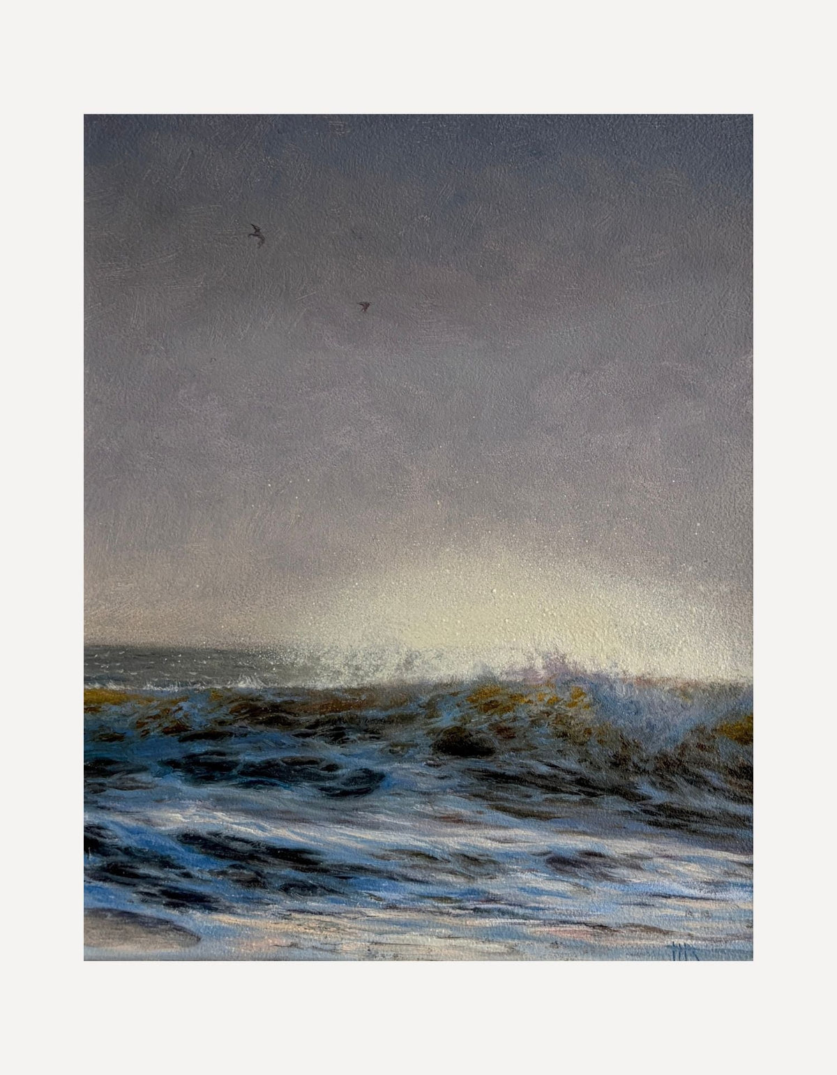 Two Gulls Circling-Hazel Ashe-Beside The Wave