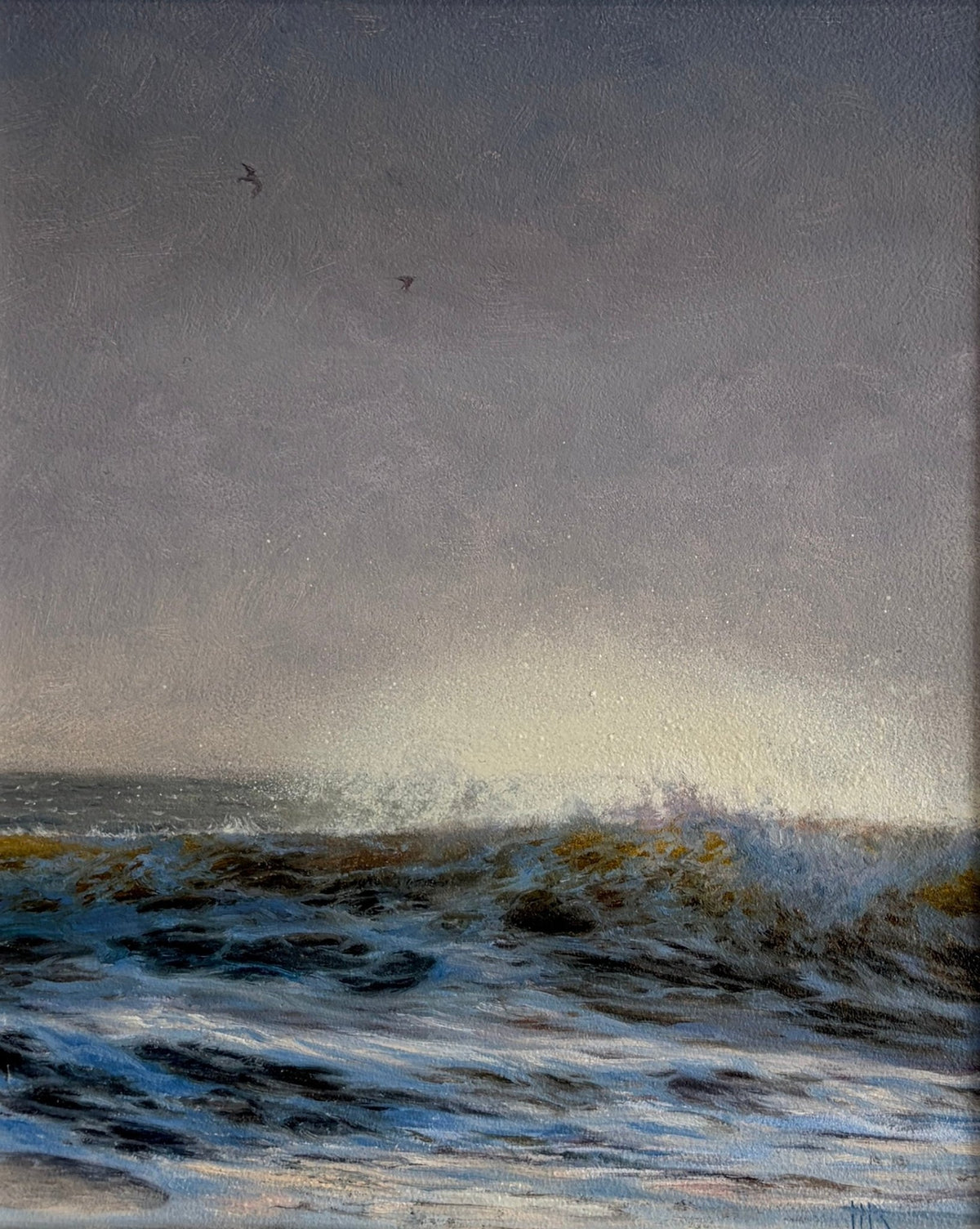 Two Gulls Circling-Hazel Ashe-Beside The Wave