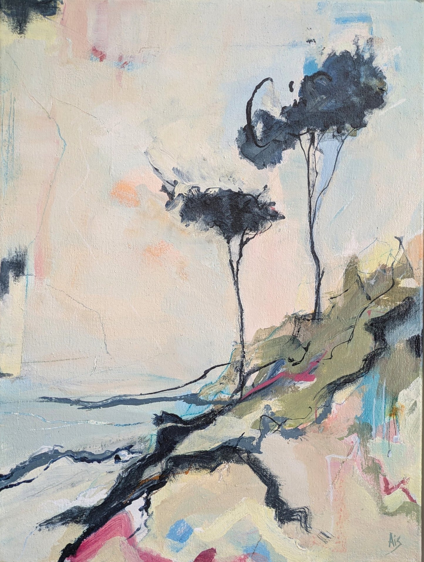 Two Trees by the River - Aisleigh Anne - Beside The Wave