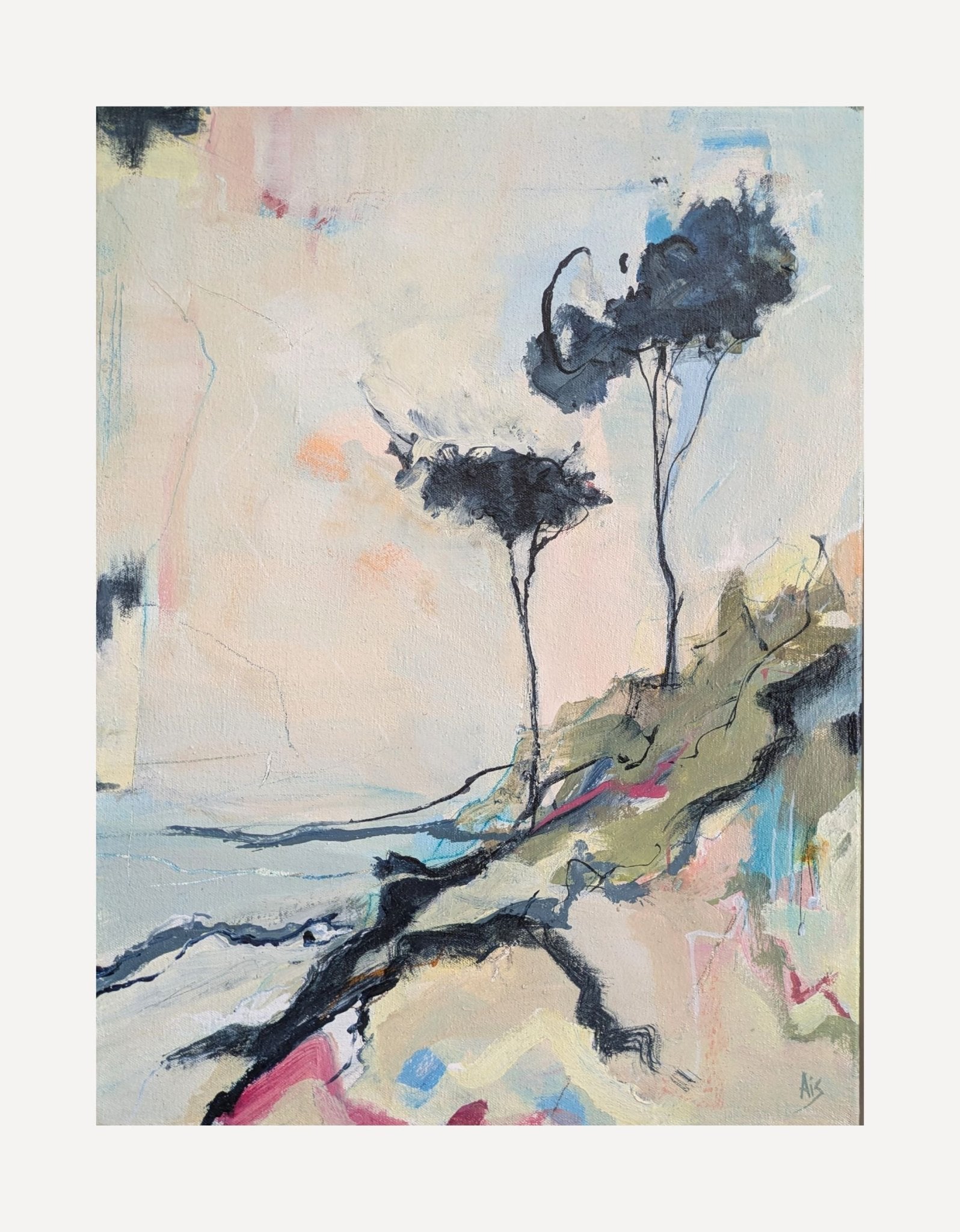 Two Trees by the River - Aisleigh Anne - Beside The Wave