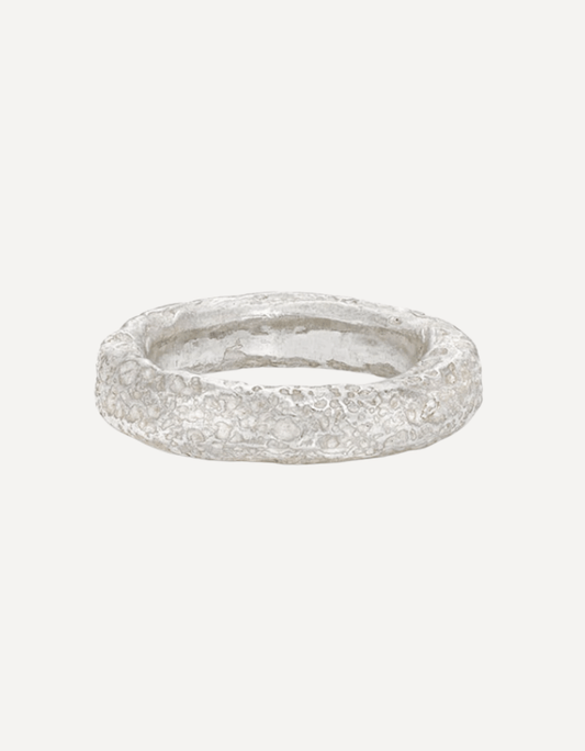 Urchin Heavy Silver Ring - Emily Nixon - Beside The Wave