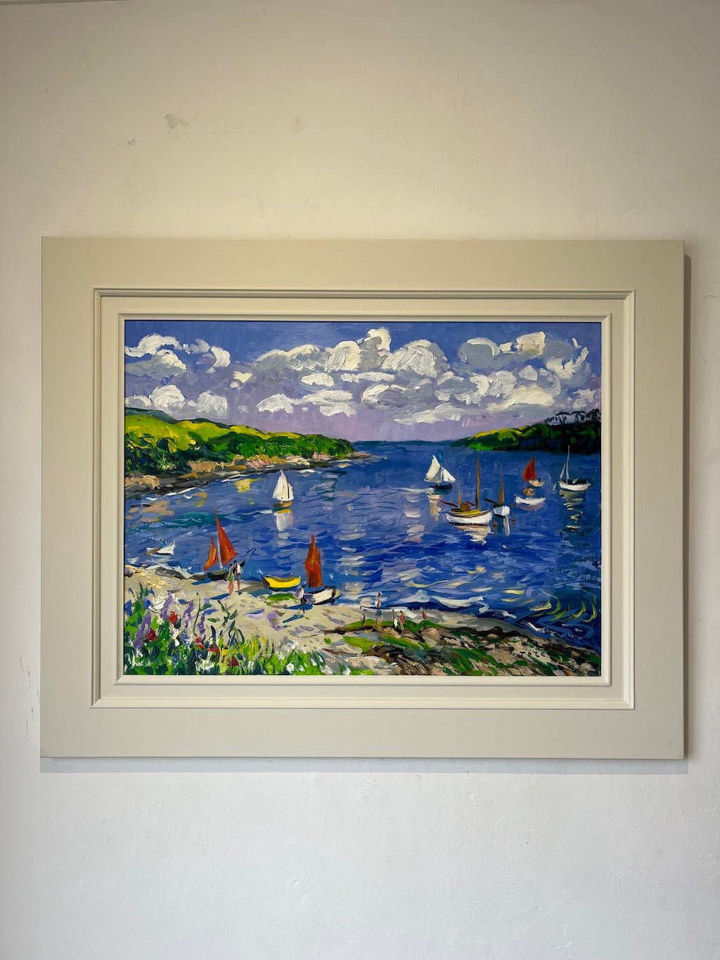 View from the Ferryboat Inn, Helford Passage - Andrew Tozer - Beside The Wave