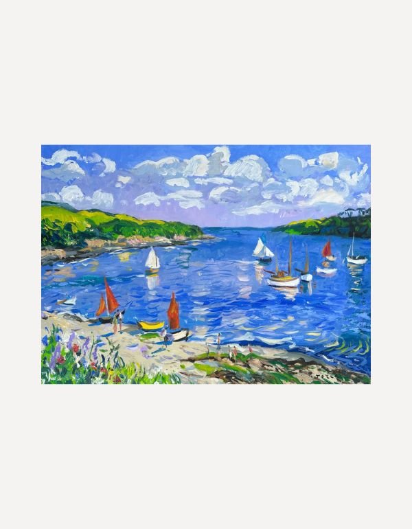View from the Ferryboat Inn, Helford Passage - Andrew Tozer - Beside The Wave
