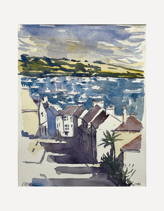 View over Falmouth Evening - Peter Blodau - Beside The Wave