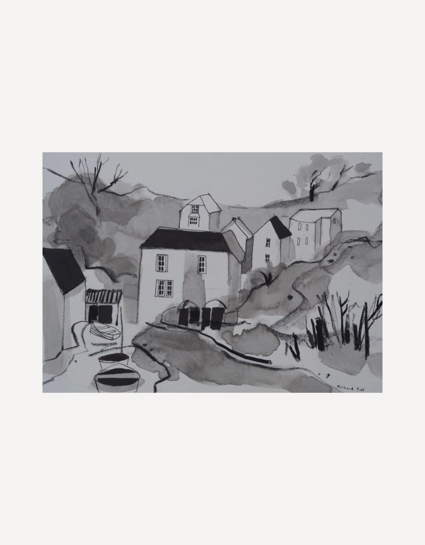 Walking to the Lugger Hotel-Richard Tuff-Beside The Wave