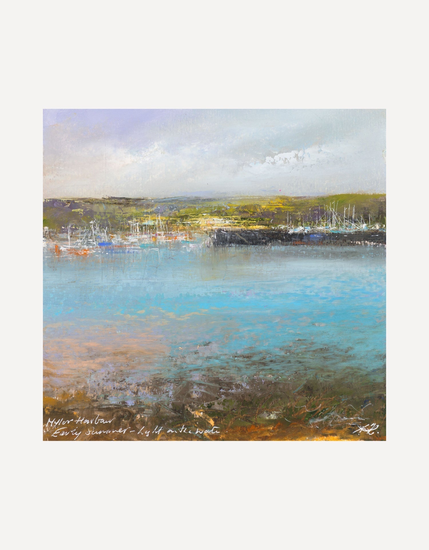 Walking to the Pandora, Colours at Mylor Harbour - Amanda Hoskin - Beside The Wave