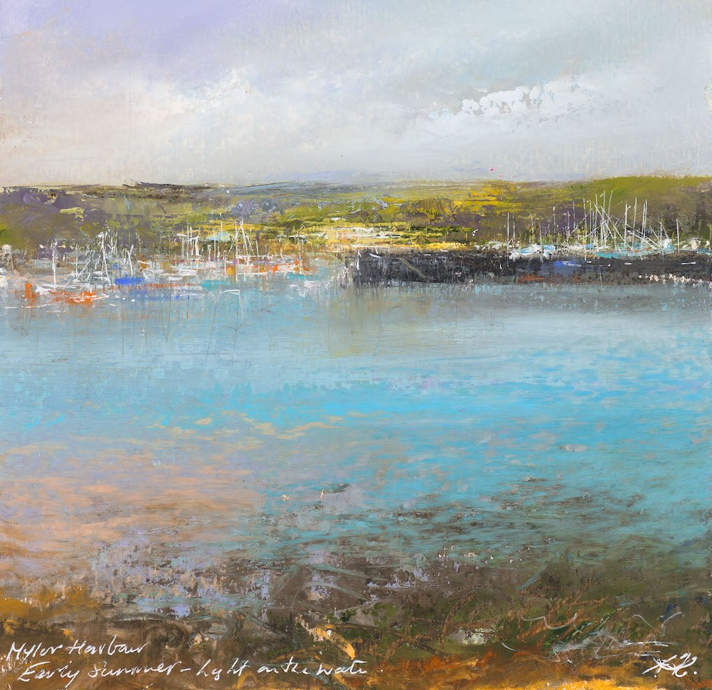 Walking to the Pandora, Colours at Mylor Harbour - Amanda Hoskin - Beside The Wave