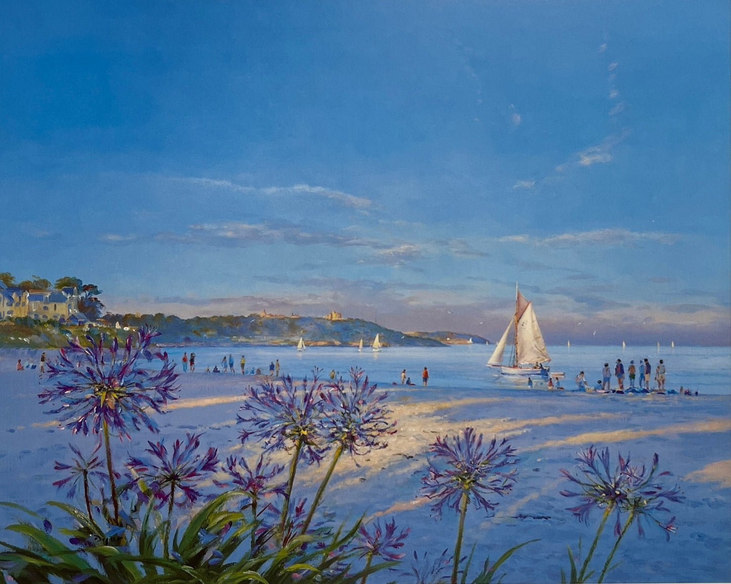 Warm Evening Light, Gyllyngvase - Ted Dyer - Beside The Wave