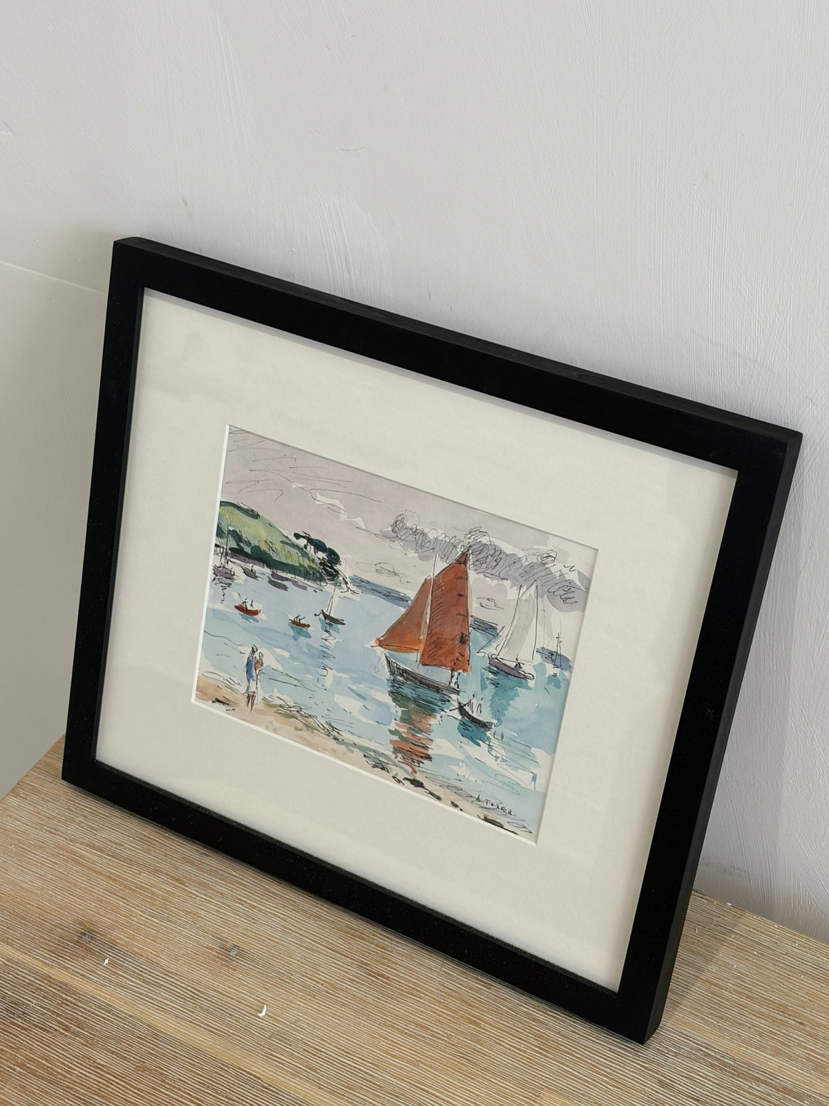 Watching the boats at St Mawes-Andrew Tozer-Beside The Wave