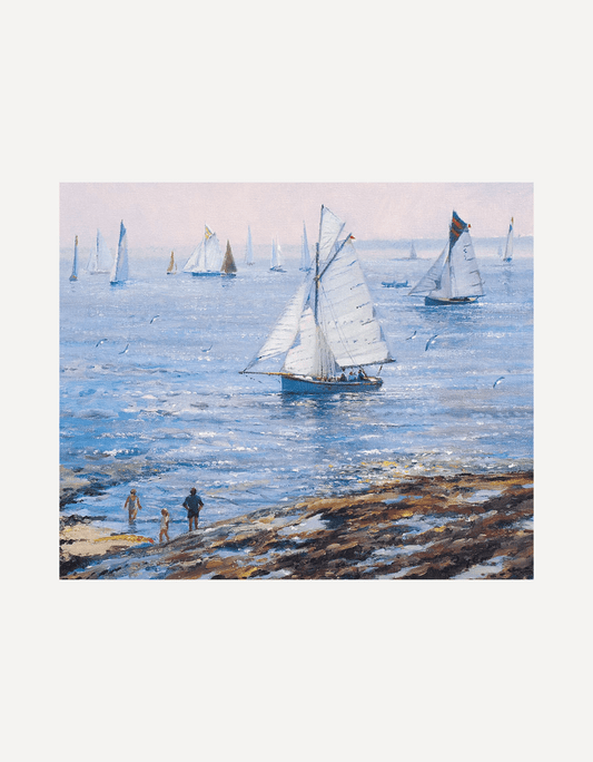 Watching the Regatta - Ted Dyer - Beside The Wave