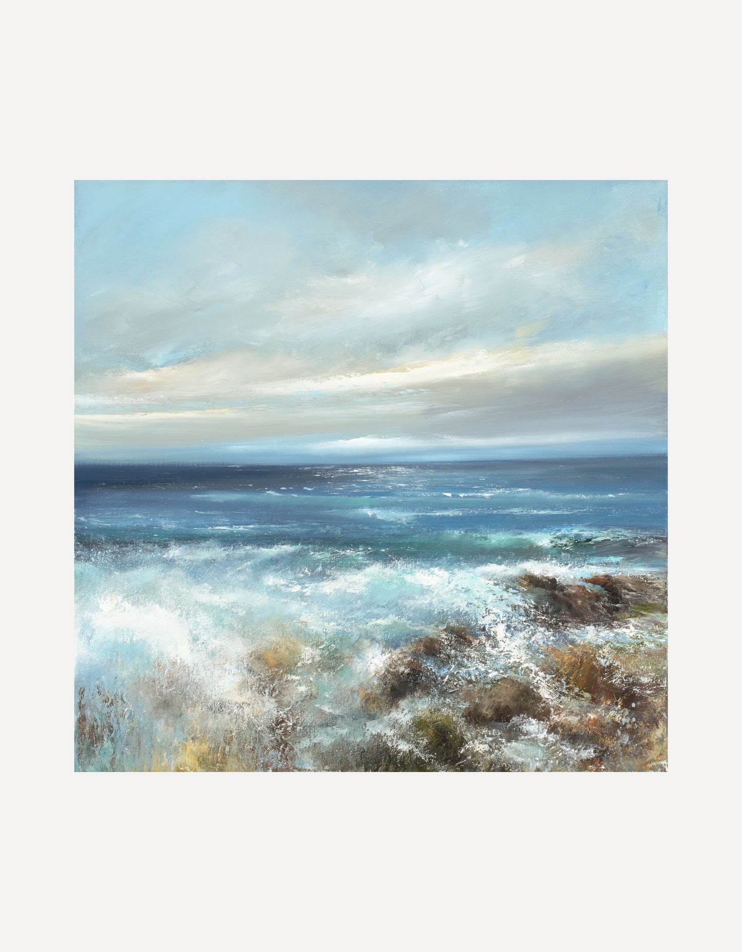 Watching the Waves, Falmouth Bay - Amanda Hoskin - Beside The Wave