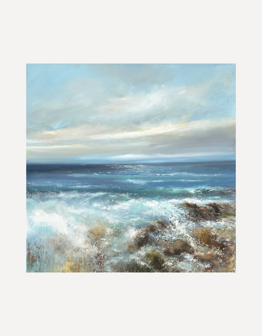 Watching the Waves, Falmouth Bay - Amanda Hoskin - Beside The Wave