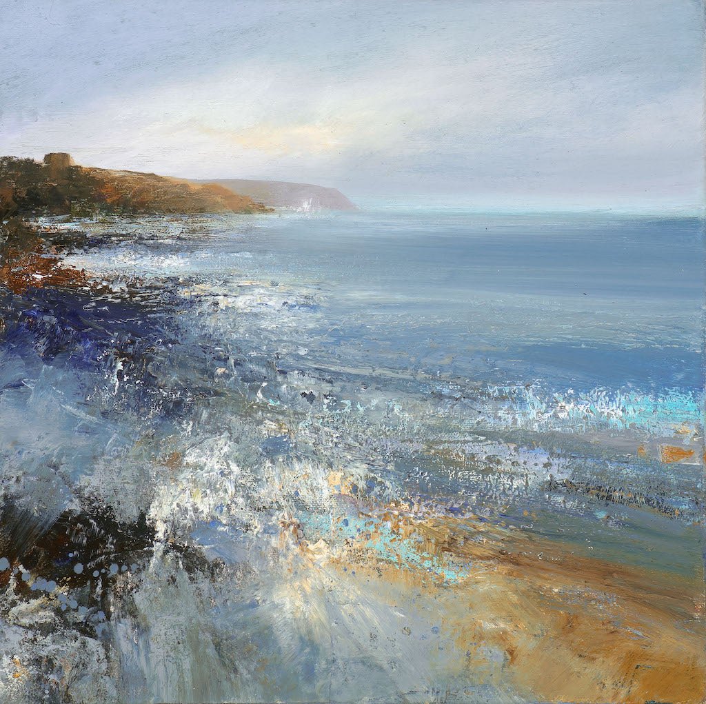 Watching the Waves Falmouth Bay - Amanda Hoskin - Beside The Wave