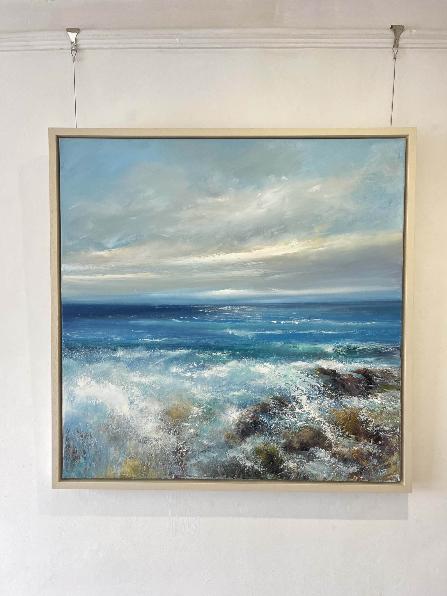 Watching the Waves, Falmouth Bay - Amanda Hoskin - Beside The Wave
