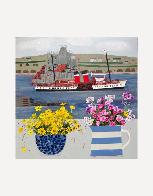 Waverly Passing St Michaels Mount-Emma Dunbar-Beside The Wave