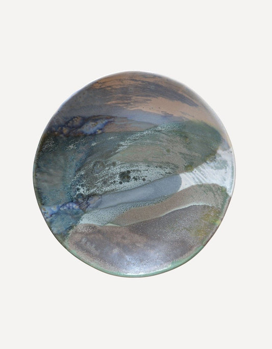 Wide Bowl (Blue Wave)-Lucia Fraser-Beside The Wave