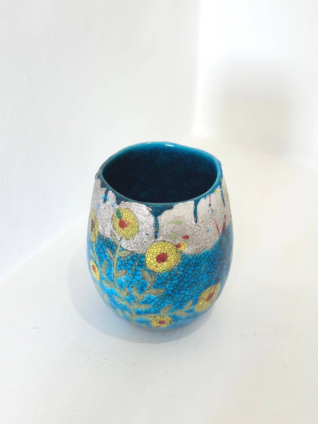 Wild Cornwall Pot (Large) - Catherine Lucktaylor - Beside The Wave