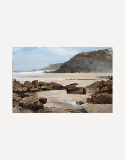 Wild Winds at Porthtowan Study - Jon Doran - Beside The Wave