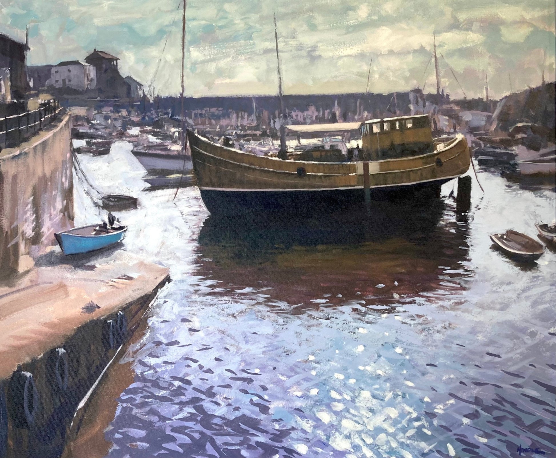 Winter Afternoon, Mevagissey-Mike Hindle-Beside The Wave