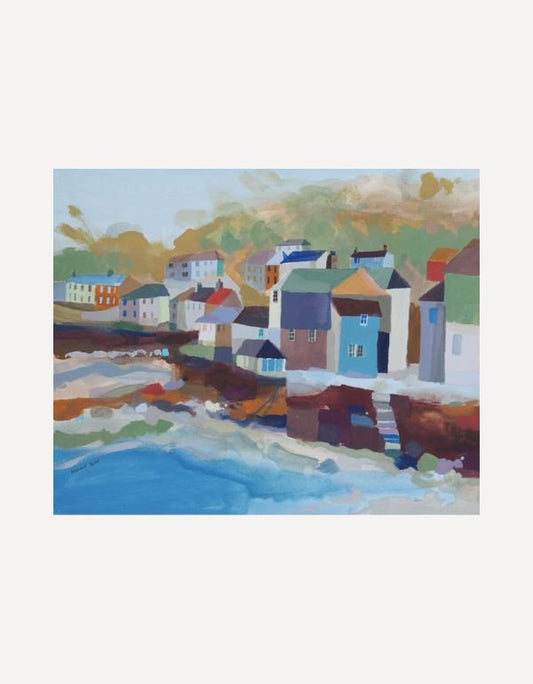 Winter Morning Mousehole - Richard Tuff - Beside The Wave