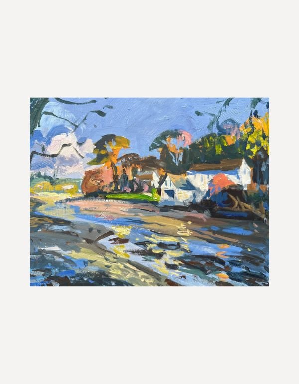 Wintery Sunshine, Helford Village - Andrew Tozer - Beside The Wave