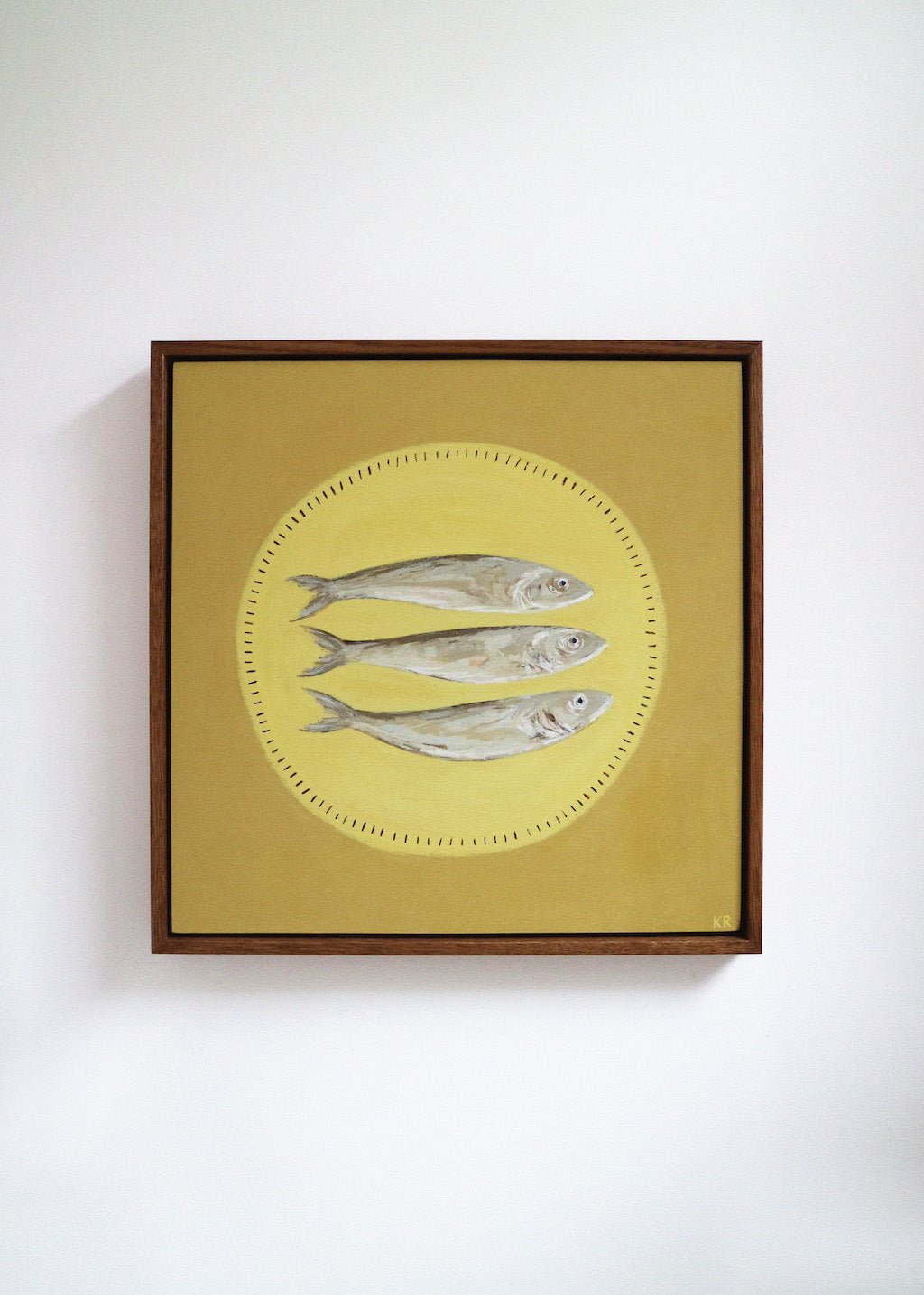 Yellow Fish Plate - Katie Roberts - Beside The Wave