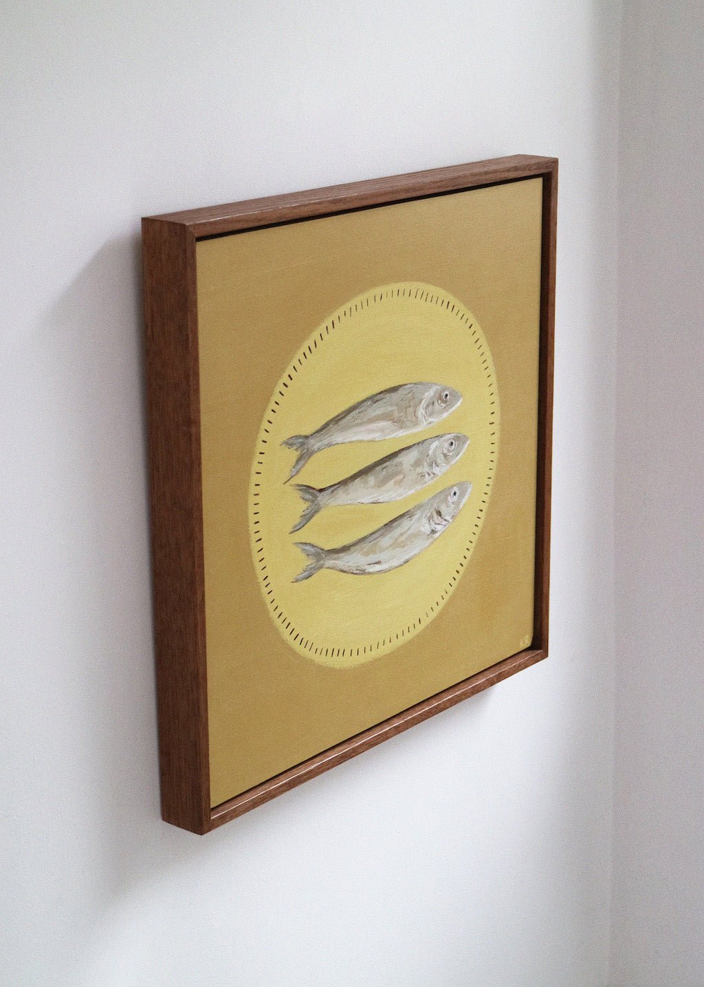 Yellow Fish Plate - Katie Roberts - Beside The Wave