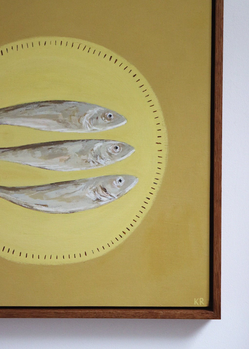 Yellow Fish Plate - Katie Roberts - Beside The Wave