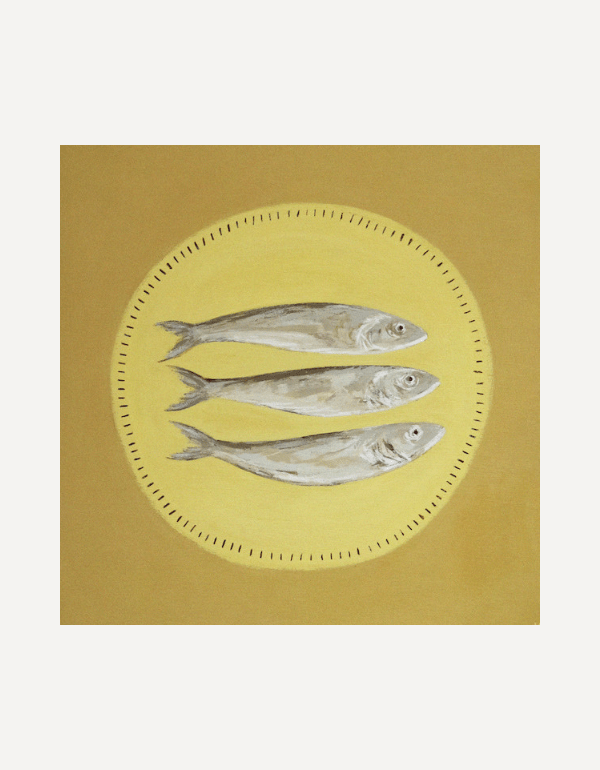 Yellow Fish Plate - Katie Roberts - Beside The Wave