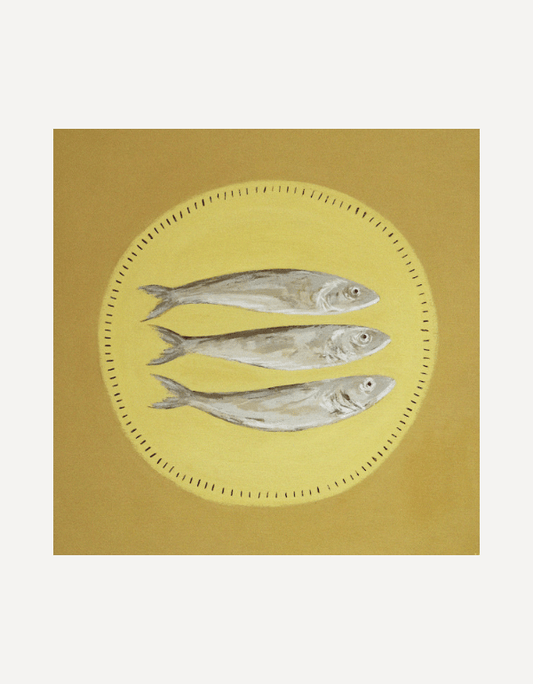 Yellow Fish Plate - Katie Roberts - Beside The Wave