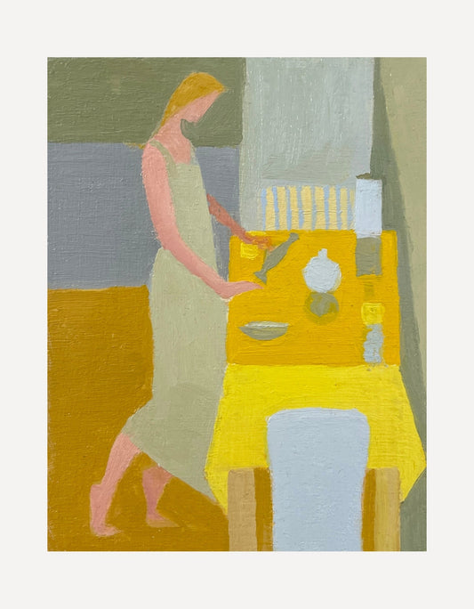 Yellow IV - Mary Mabbutt - Beside The Wave