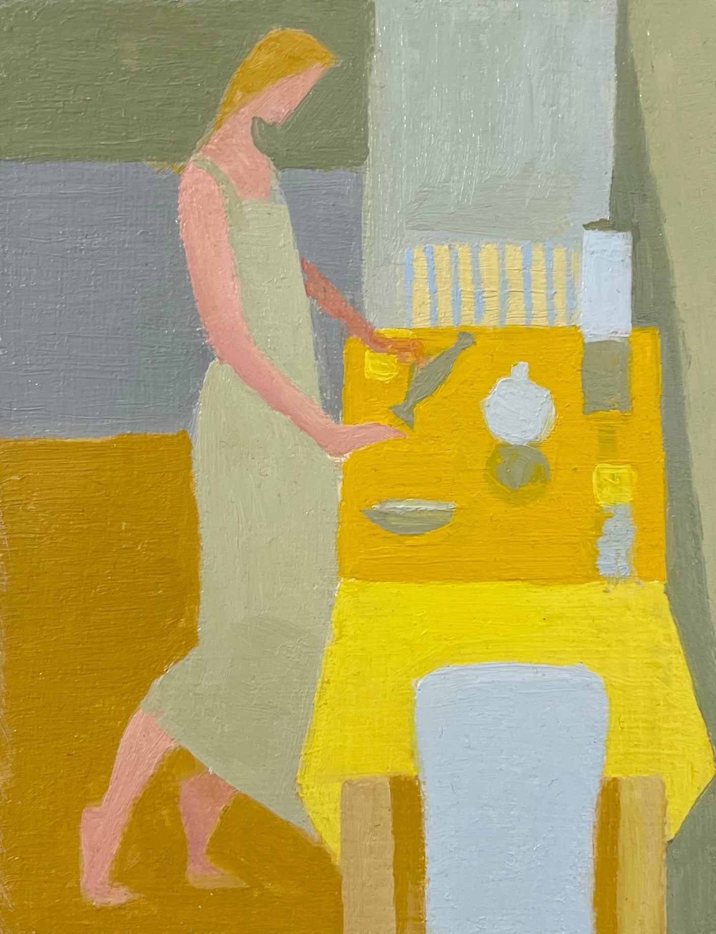 Yellow IV - Mary Mabbutt - Beside The Wave