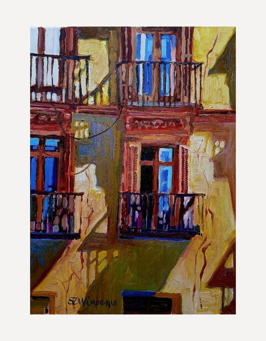 Yellow Wall - Sarah Wimperis - Beside The Wave