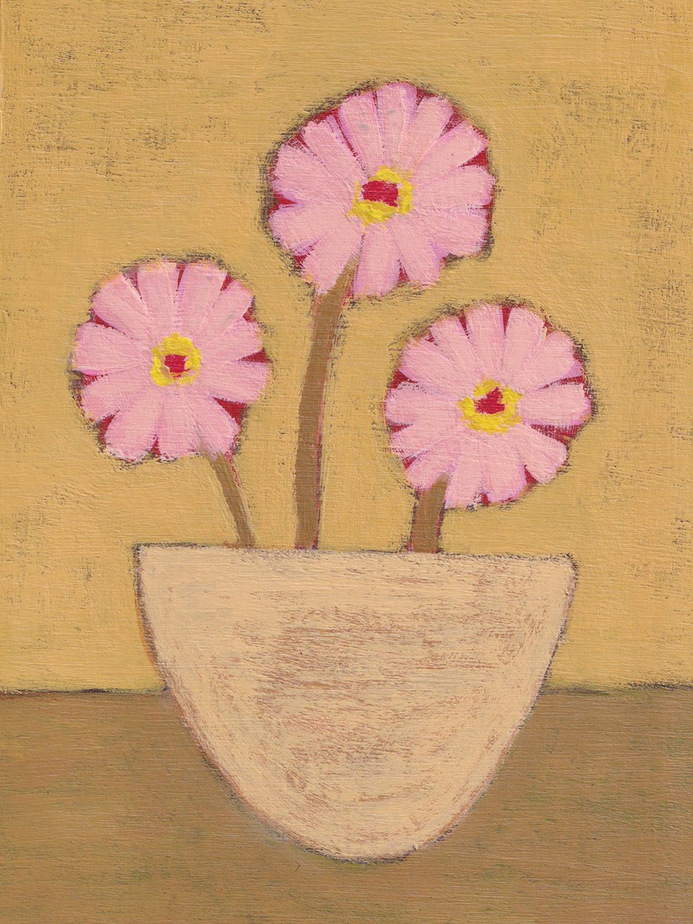 Zinnia Bowl II-Katie Roberts-Beside The Wave